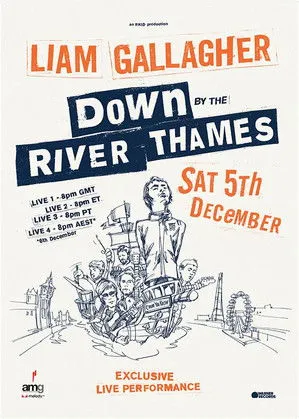 Póster de la película Liam Gallagher: Down by the River Thames
