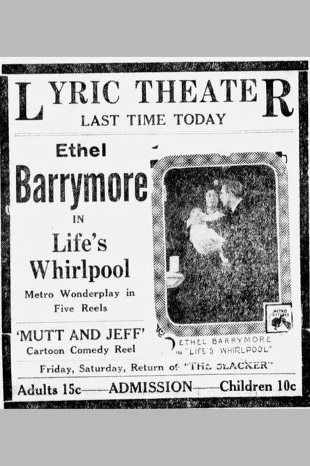 Ethel Barrymore interpreta a Esther Carey en Life's Whirlpool