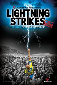 Mick Fanning interpreta a en Lightning Strikes