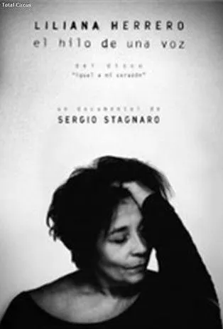 Póster de Liliana Herrero, el hilo de una voz