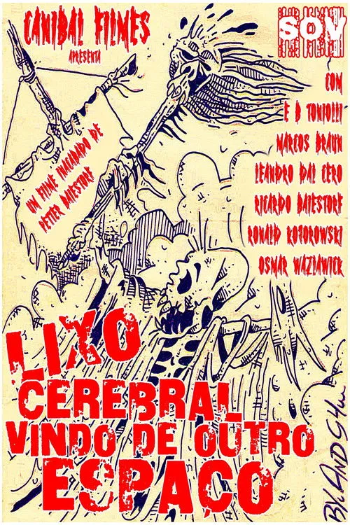 Leandro dal Cero interpreta a  en Lixo Cerebral Vindo de Outro Espaço