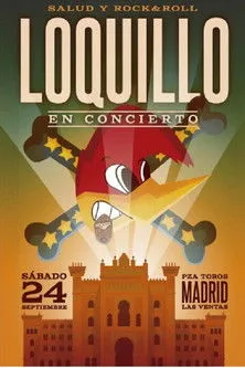 Póster de Loquillo: Salud y Rock and Roll (Las Ventas)