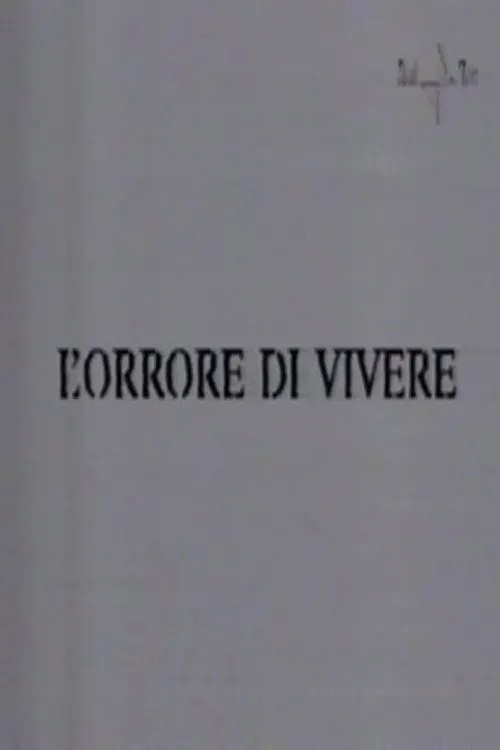 Flavia Mastrella interpreta a en L'orrore di vivere