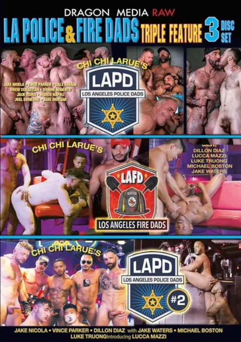 Póster de Los Angeles Police & Fire Dads Triple Feature