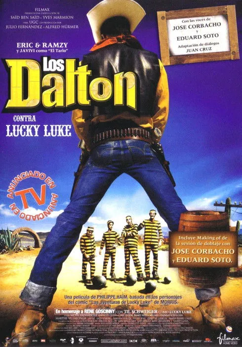 Eric Judor interpreta a Joe en Los Dalton contra Lucky Luke