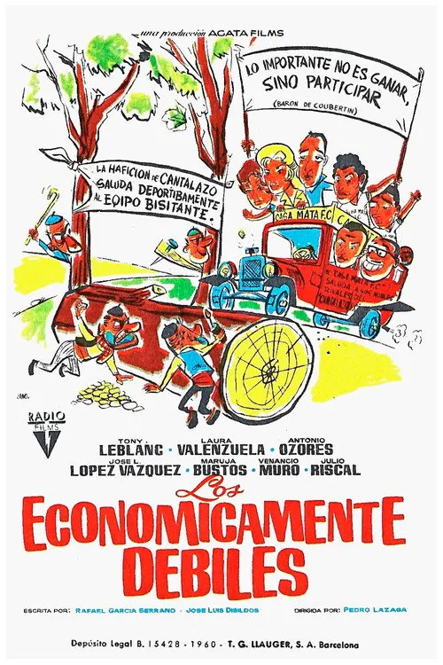 Portada de Los económicamente débiles