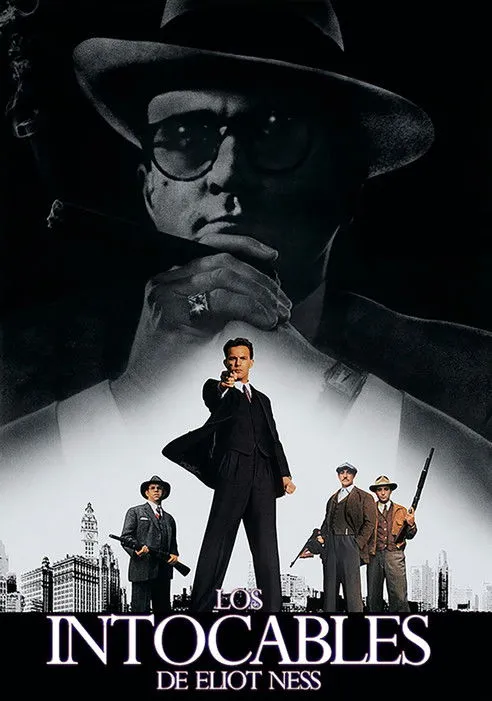 Kevin Costner interpreta a Eliot Ness en Los intocables de Eliot Ness