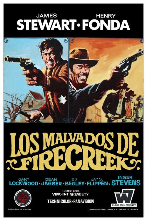 Portada de Los malvados de Firecreek
