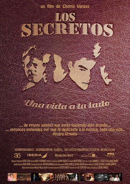 Póster de Los Secretos. Una vida a tu lado
