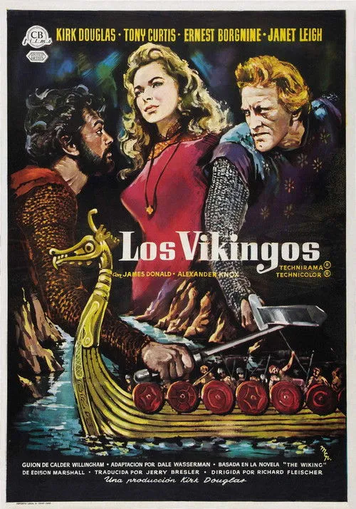 Peter Douglas interpreta a Young Boy (uncredited) en Los Vikingos
