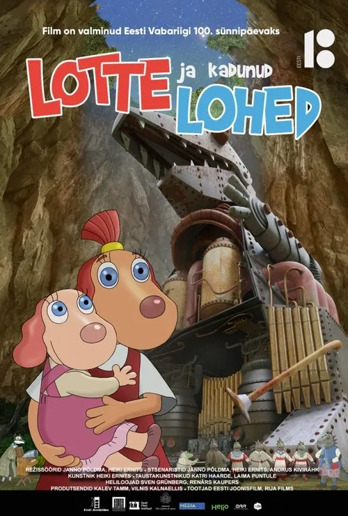 Póster de Lotte ja kadunud lohed