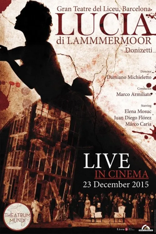 Póster de Lucia di Lammermoor - Liceu
