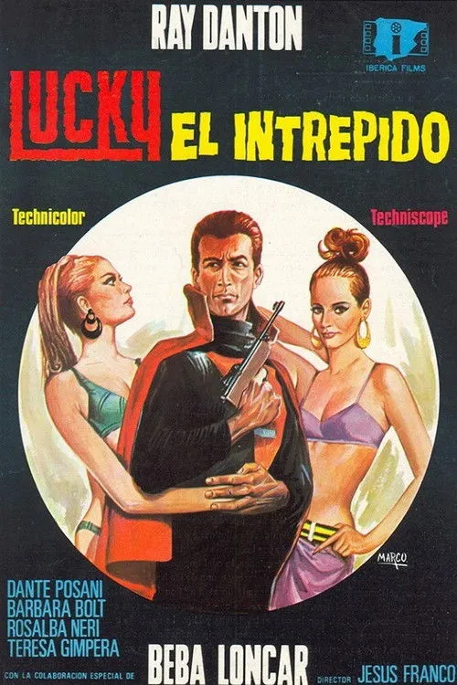 Ray Danton interpreta a Lucky en Lucky, el intrépido