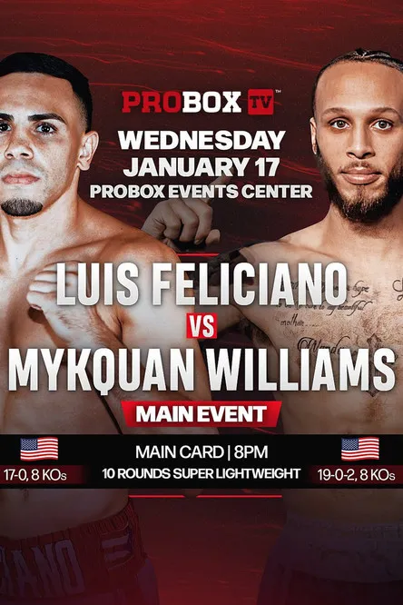 Jaycob Bradley Gomez Zayas interpreta a Self en Luis Feliciano vs. Mykquan Williams