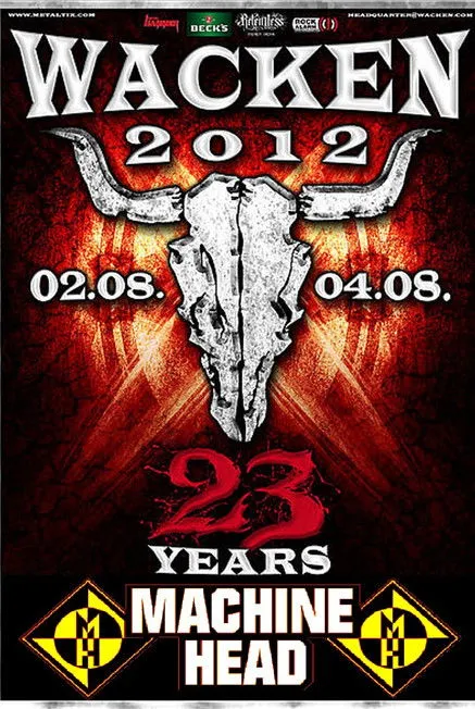 Robb Flynn interpreta a Vox, Guitars en Machine Head: [2012] Live at Wacken Open Air