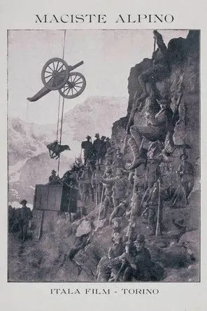 Póster de Maciste alpino contra los austriacos