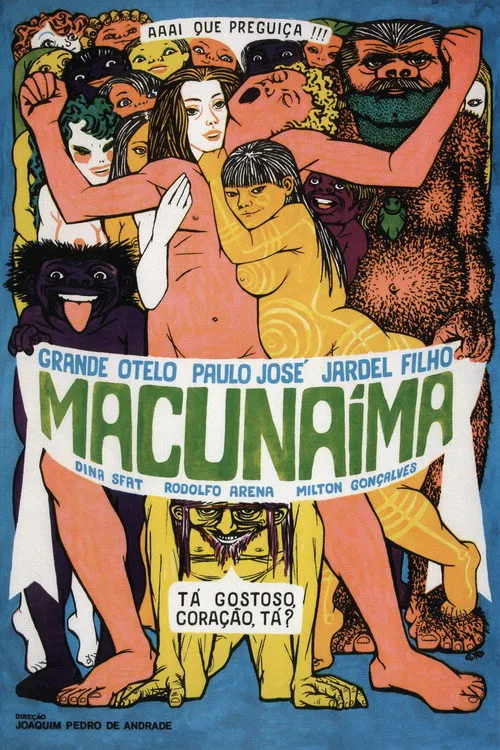 Grande Otelo interpreta a Black Macunaíma / Macunaíma's son en Macunaíma