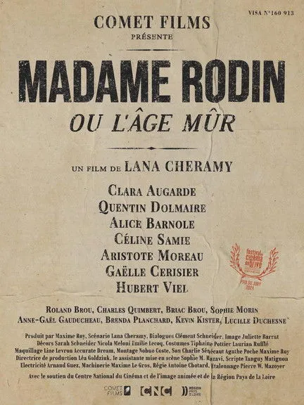 Alice Barnole interpreta a  en Madame Rodin Ou L'age Mûr