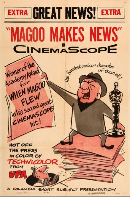 Jerry Hausner interpreta a Waldo en Magoo Makes News