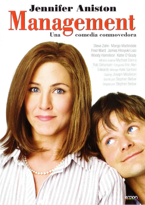 Jennifer Aniston interpreta a Sue Claussen en Management (La novia de mis sueños)