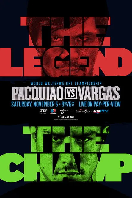 Póster de Manny Pacquiao vs. Jessie Vargas