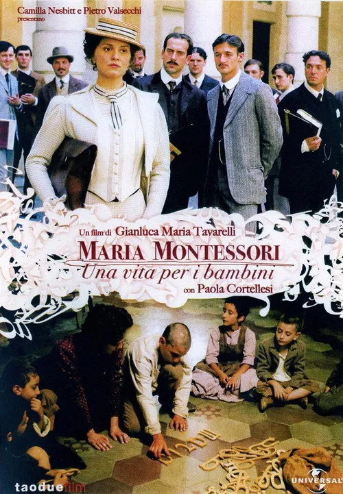 Póster de Maria Montessori: una vida dedicada a los niños