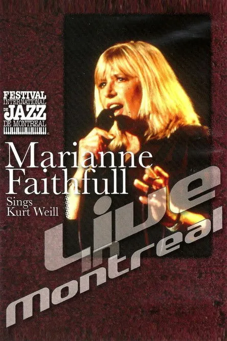 Póster de Marianne Faithfull Sings Kurt Weill