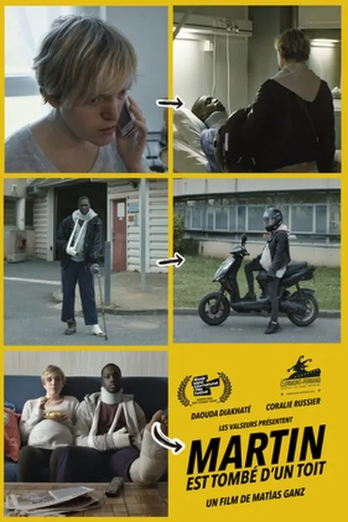 Daouda Diakhaté interpreta a Martin en Martin est tombé d’un toit