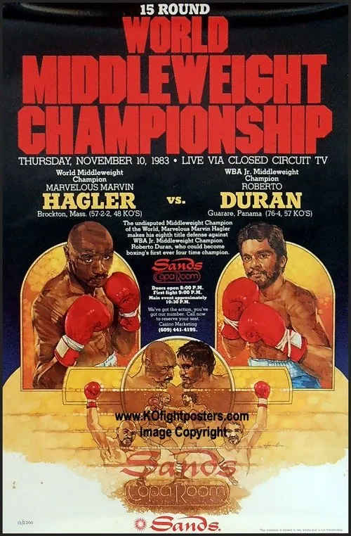 Marvin Hagler interpreta a en Marvin Hagler vs Roberto Duran