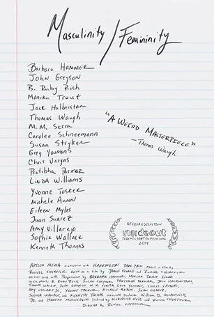 Póster de Masculinity/Femininity
