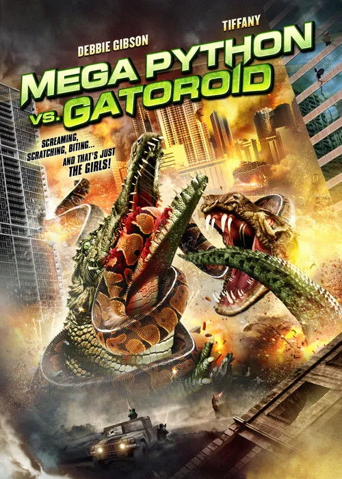 Póster de Megapitón contra Megacaimán