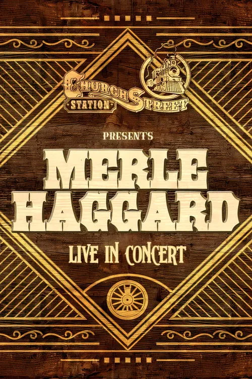 Póster de Merle Haggard:  Live at Church Street Station 1988