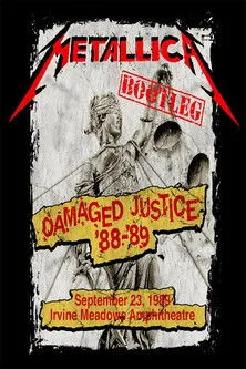 Póster de Metallica - Live in Irvine, California - September 23, 1989
