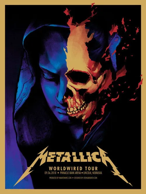 Póster de Metallica: Live in Lincoln, Nebraska - September 6, 2018