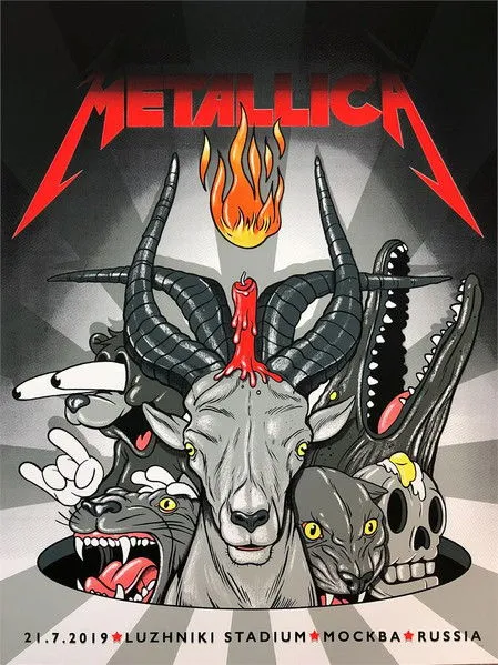 Póster de Metallica : Live in Moscow 2019