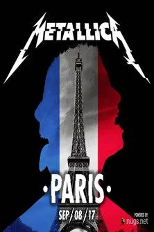 Póster de Metallica: Live in Paris, France - Sept 8, 2017