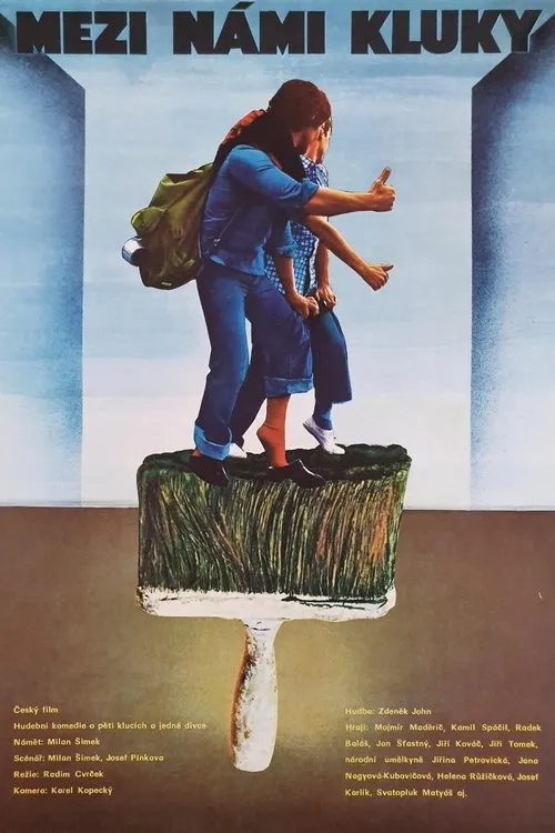 Jirí Tomek interpreta a vychovatel Pistolník en Mezi námi kluky