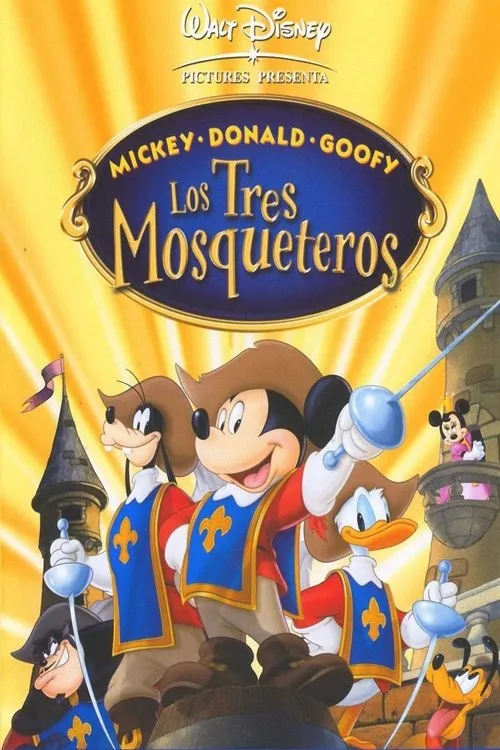 Póster de Mickey, Donald y Goofy: Los tres mosqueteros