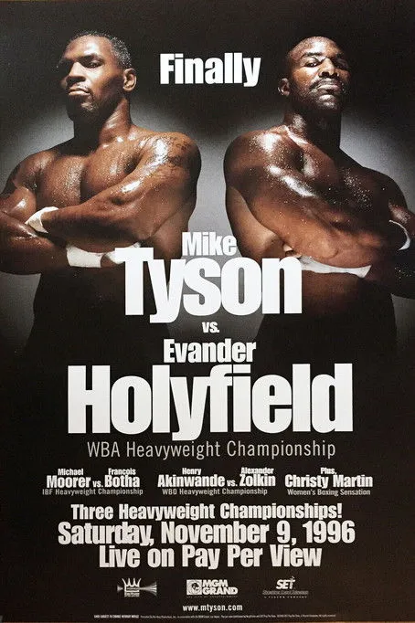 Póster de Mike Tyson vs. Evander Holyfield I