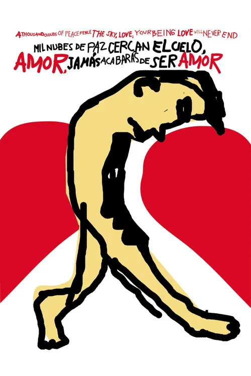 Póster de Mil nubes de paz cercan el cielo, amor, jamás acabarás de ser amor