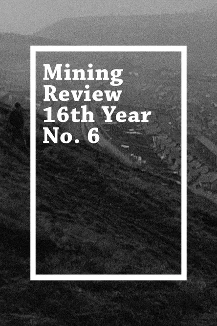 John Slater interpreta a en Mining Review 16th Year No. 6