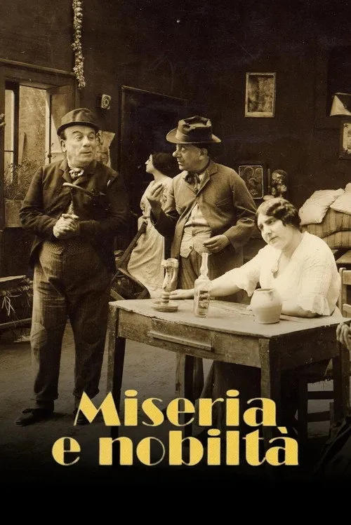 Vincenzo Scarpetta interpreta a Don Pasquale en Miseria e Nobiltà