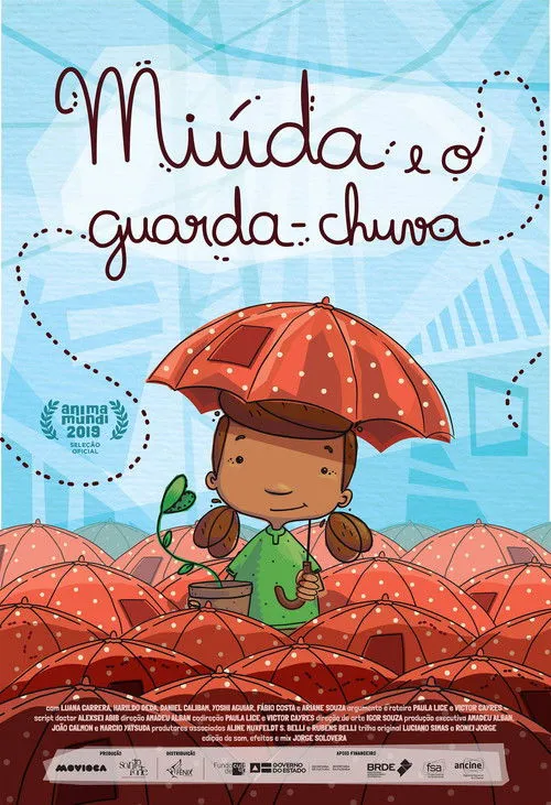 Póster de Miúda e o Guarda-Chuva