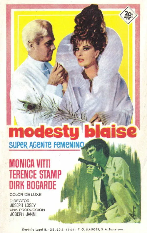Póster de Modesty Blaise, superagente femenino