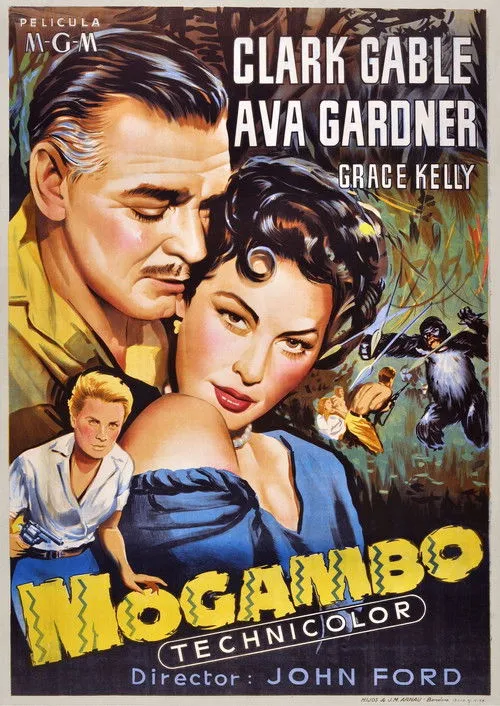 Clark Gable interpreta a Victor Marswell en Mogambo