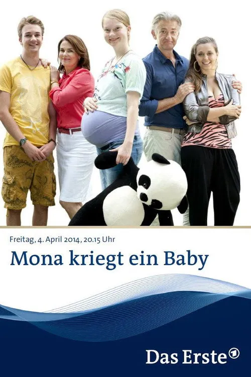 Póster de Mona espera un niño