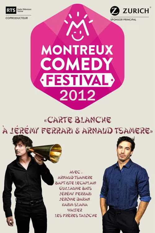 Jérôme Daran interpreta a Self en Montreux Comedy Festival 2012 - Carte blanche à Jérémy Ferrari & Arnaud Tsamere