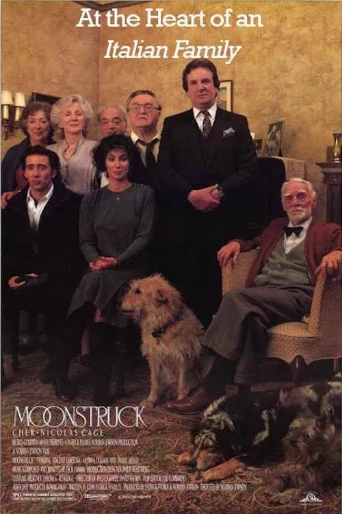 John Patrick Shanley interpreta a Self en Moonstruck: At the Heart of an Italian Family