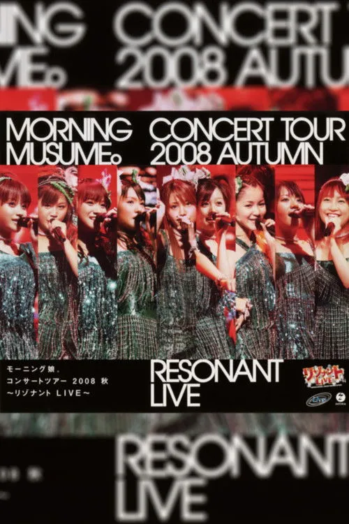 Póster de Morning Musume. 2008 Autumn ~Resonant LIVE~