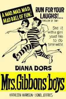 Diana Dors interpreta a Myra en Mrs. Gibbons' Boys